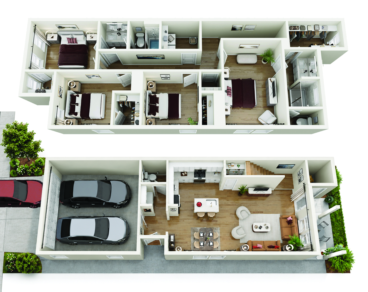 Four Bedroom Townhome Image